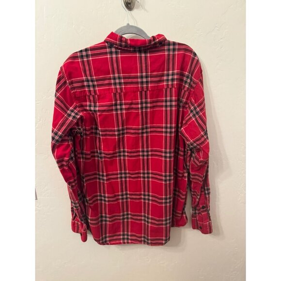 Columbia men's red and plaid button down size large - Picture 3 of 3